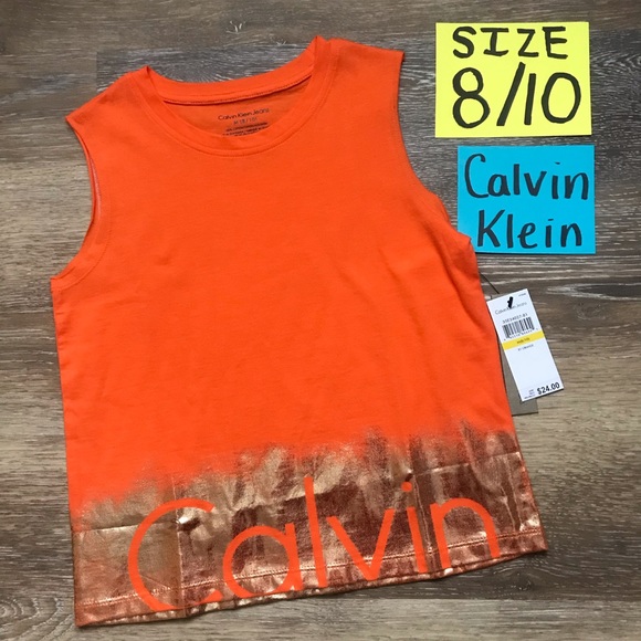 NWT Calvin Klein Size 8/10 Tank Top - Picture 1 of 3